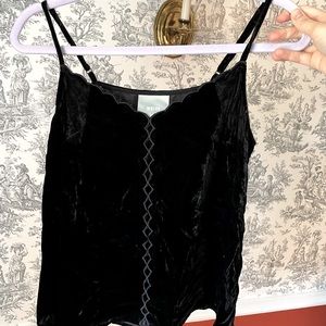 Anthropologie Maeve Black Top